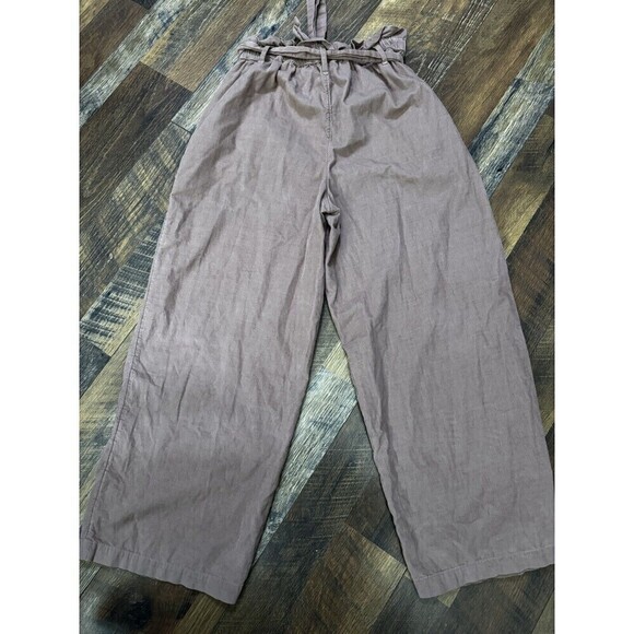 American Eagle Mauve Super High-Rise Baggy Wide Leg Corduroy Pants Women's Small - Picture 4 of 5